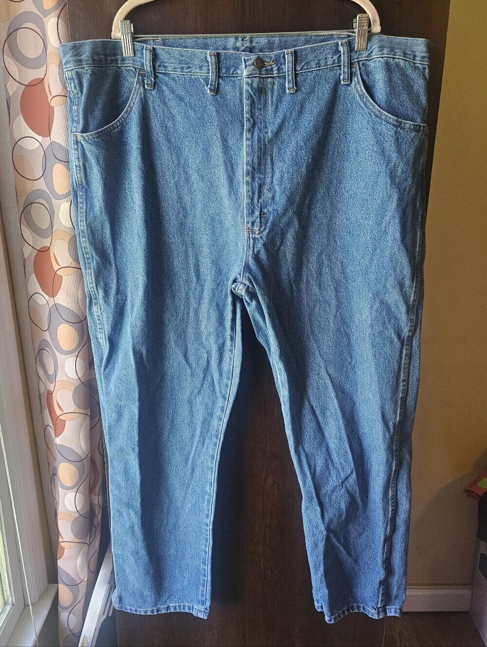 Rustler Classic Blue Men's Denim Jeans Size 46x30